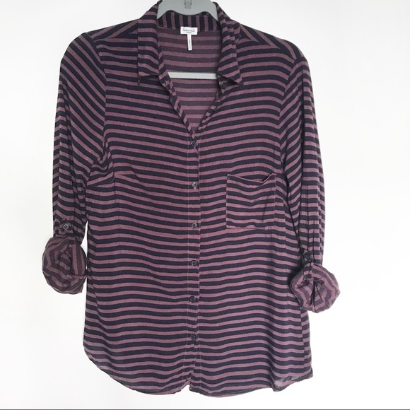 Splendid Striped Blouse - Picture 1 of 6